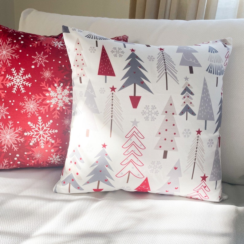 Christmas Pillows, Christmas Decor, Christmas Tree Pillow, Chritmas Decoration, Farmhouse Pillow, Farmhouse Decor, Holiday Pillow image 5