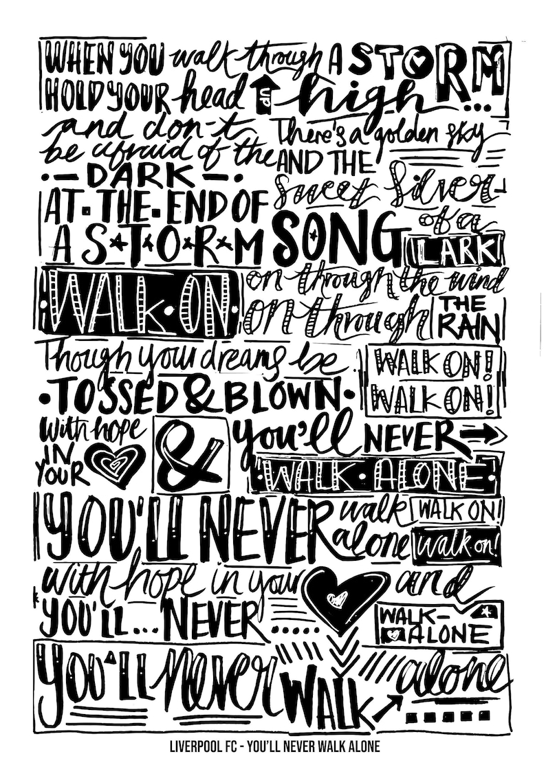 Lfc You Ll Never Walk Alone Grafitti Style Song Lyrics Poster Music Movie Posters Prints Aloli Ru Lfc You Ll Never Walk Alone Grafitti Style Song Lyrics Poster Music Movie Posters Prints Aloli Ru