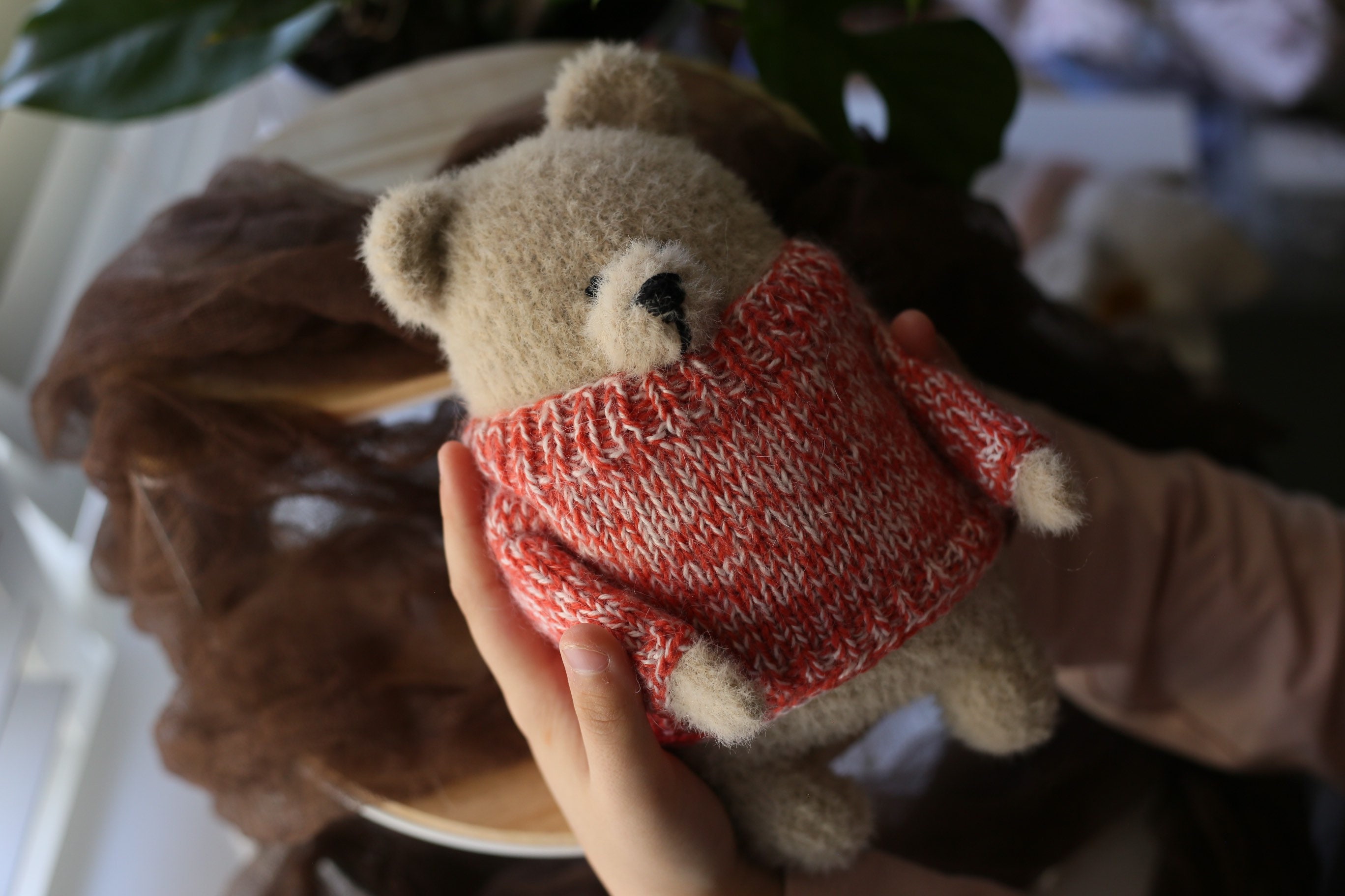 Knitted Toy Stuffed Toy Knitted Toys Custom Teddy Bear Knit Bear Toyfor ...