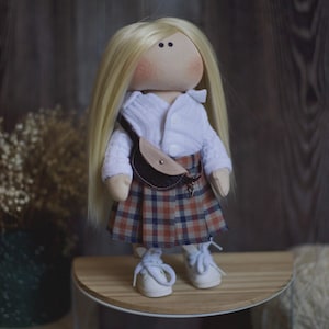 Handmade Doll Interior Doll Handmade   Fabric Doll Handmade interior doll Interior Doll For Girl  Birthday Present For Girl Burthday Gift