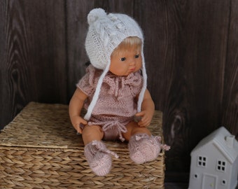 Puppenkleidung Baby Born Puppenzubehör Puppen Mütze Handarbeit 