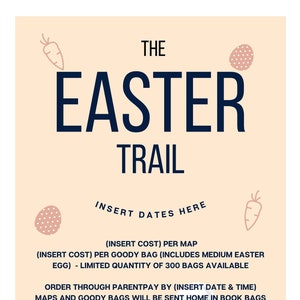 PTA Easter Trail Poster