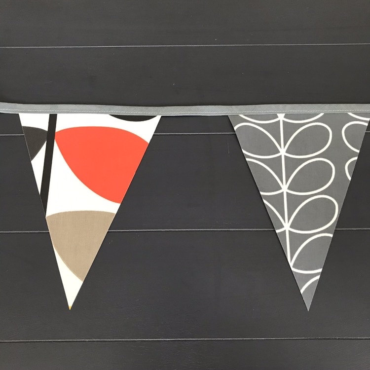 Retro Cotton Bunting Designer Fabric Bunting Decorative Etsy UK