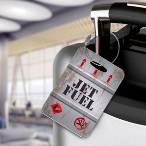 Jet Fuel Aviation - Luggage Tag - Airline, Airport, Aeroplane, Aircraft, Cabin Crew, Cruise Ship - Limited Edition - Exclusive!