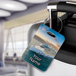 Icon of the Seas - Royal Caribbean Personalised Luggage Tags - Cruise Ship