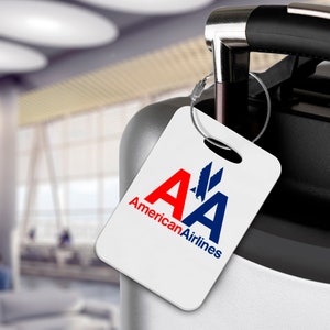 American Airlines Luggage Tag - Limited Edition - Aviation, Retro Livery, Aircraft Exclusive!