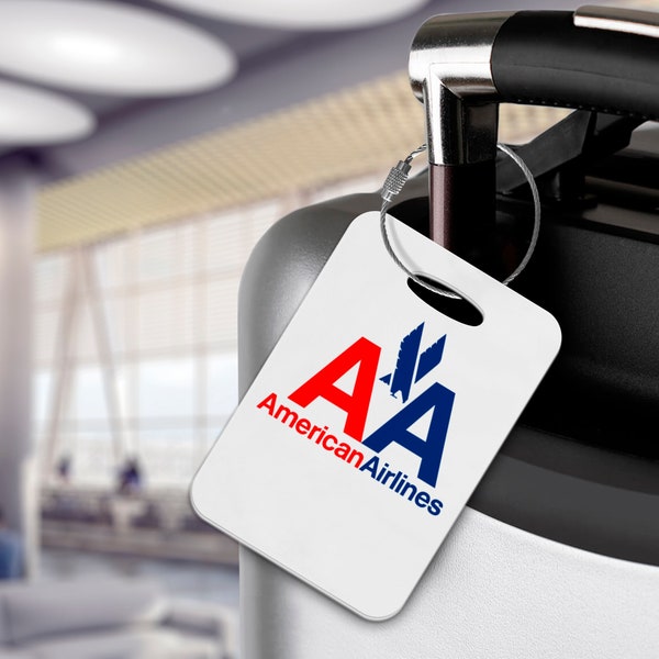 American Airlines Luggage Tags Etsy
