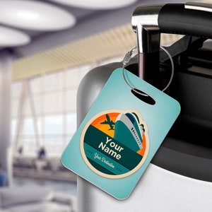 Cruise Ship Vintage Style Luggage Tag - Cruising, Cruise Ship, Caribbean, Travel - Limited Edition - Exclusive!