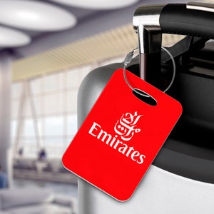 Emirates - Aviation - Luggage Tag - Airline, Airport, Aeroplane, Aircraft, Cabin Crew Cruise Ship - Limited Edition - Exclusive