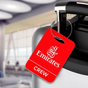 Emirates Crew - Aviation - Luggage Tag - Airline, Airport, Aeroplane, Aircraft, Cabin Crew - Limited Edition - Exclusive