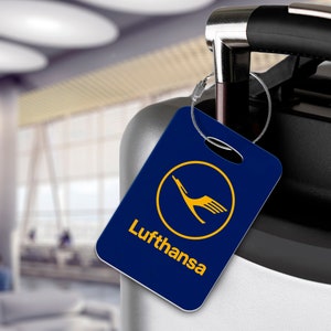 Lufthansa Blue Tag - Retro Aviation - Luggage Tag - Airline, Airport, Aeroplane, Aircraft, Cabin Crew - Limited Edition - Exclusive!