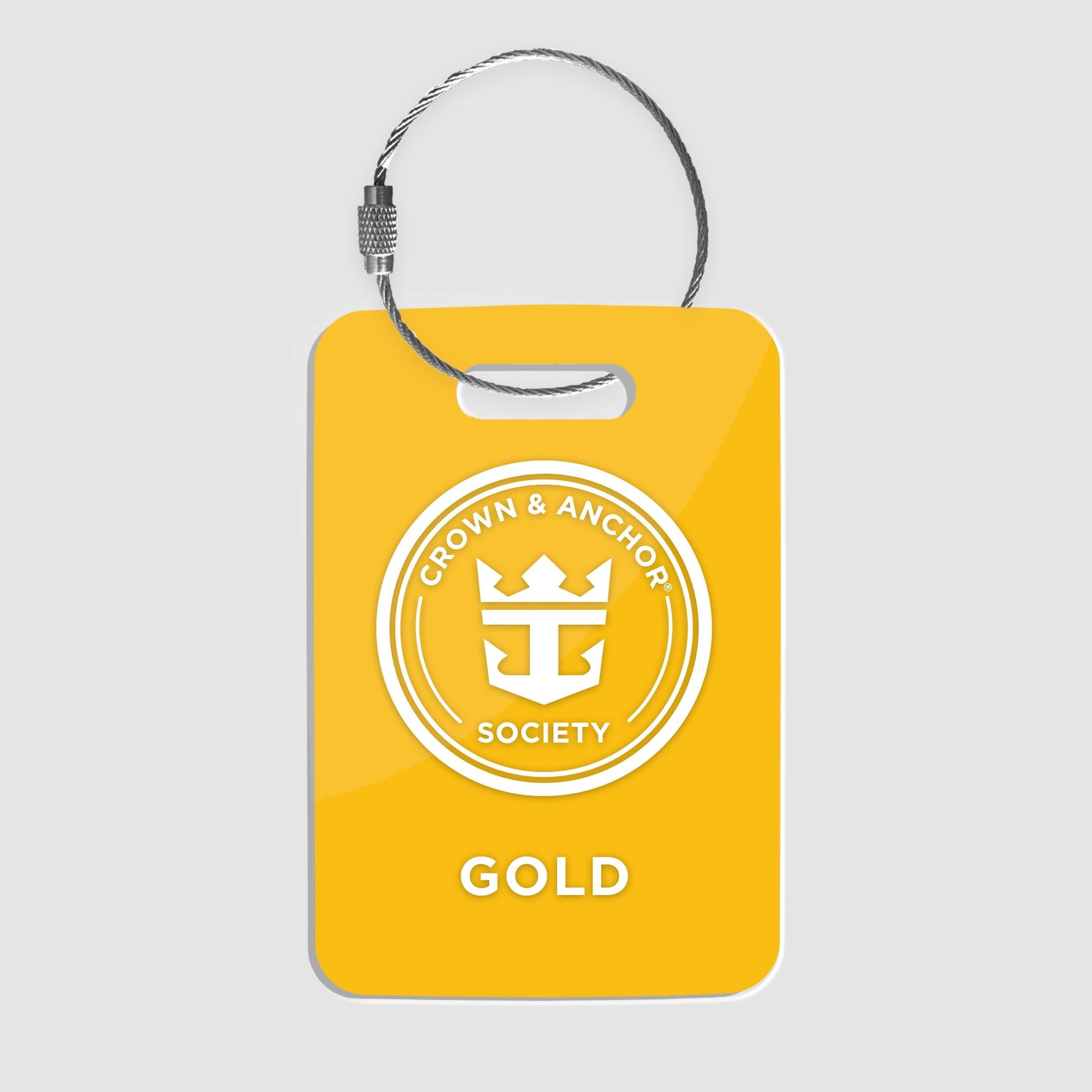 Royal Caribbean Gold Status Luggage Tags - Crown & Anchor Society - Cruise Ship - Limited Edition - Exclusive!