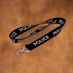 UK Police Lanyard – Police Identification Lanyard | Cosplay, Fancy Dress or Official Use | Law Enforcement Costume Accessory