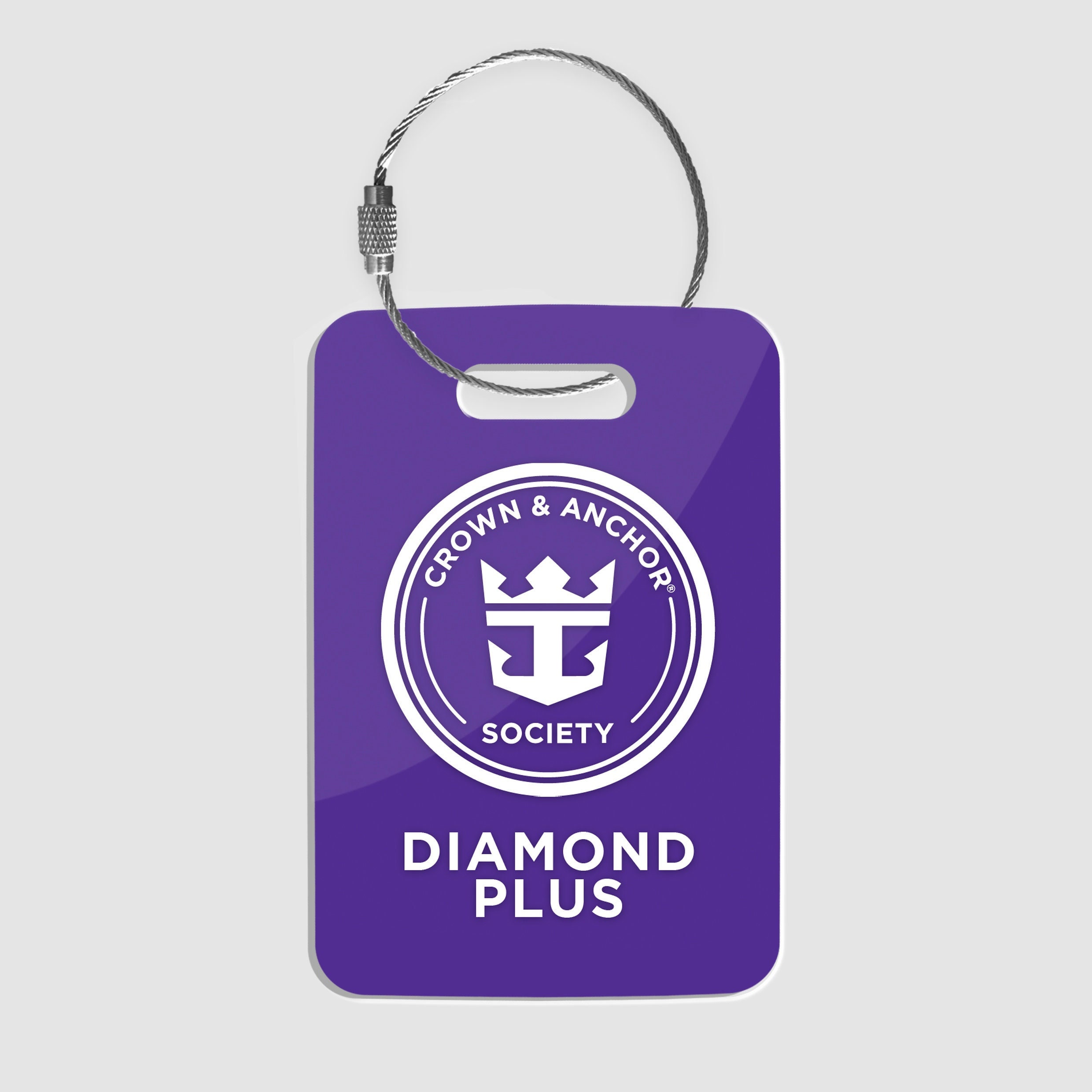 Royal Caribbean Diamond Plus Status Luggage Tags - Crown & Anchor Society - Cruise Ship - Limited Edition - Exclusive!