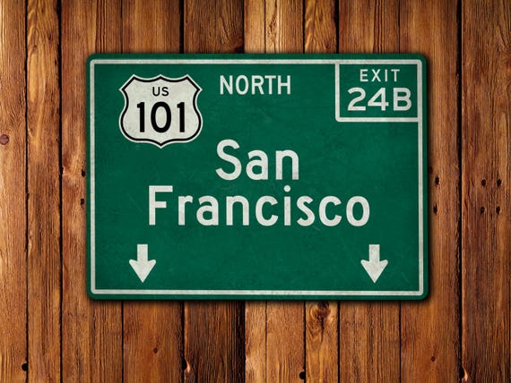 サンフランシスコ 標識 看板 プレート インテリア