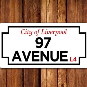 Liverpool 97 Avenue - Hillsborough Memorial - Anfield, Città di Liverpool, YNWA