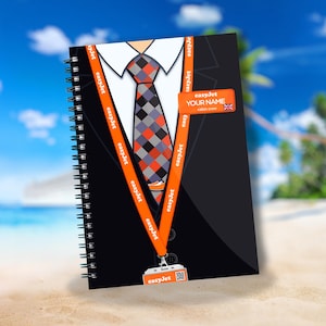 Carnet de notes personnalisé pour le personnel de cabine easyJet - Édition limitée - Exclusivité !