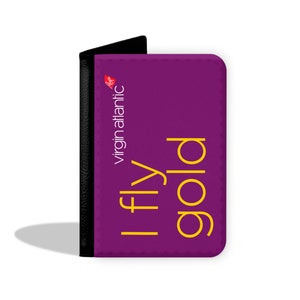 Virgin Atlantic Gold - Étui pour passeport - Aviation - Édition limitée - Exclusivité !