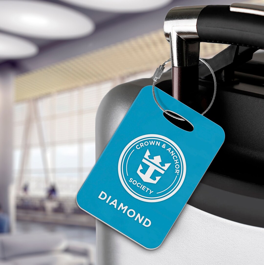 Royal Caribbean Diamond Status Luggage Tags - Crown &amp; Anchor Society ...