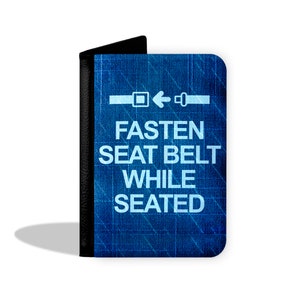 Fasten Steatbelt Passport Cover - Aviation - Limited Edition - Exclusive!