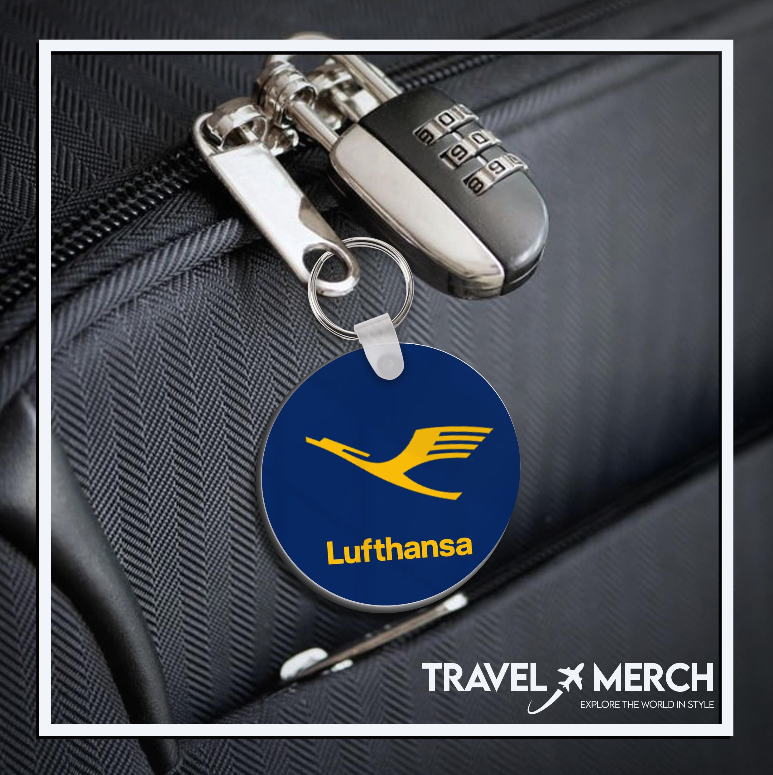 Lufthansa Keychain - Etsy