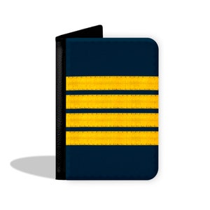 Captain, Pilot Stripes - Passport Cover - Aviation - Limited Edition - Exclusive!