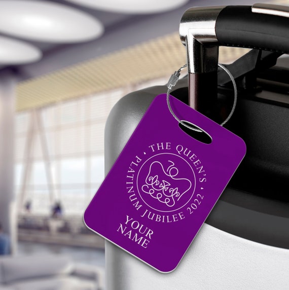 Targhetta Bagaglio Crociera P&O IONA Targhetta Bagaglio Personalizzata Per Crociera P&O IONA - In Pelle Dorata, Con Cinturino Omaggio - Nuova Senza Etichette Accessorio Viaggio Nave - Foto 9