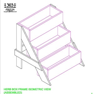 Herb Planter Plans- 3 Tier
