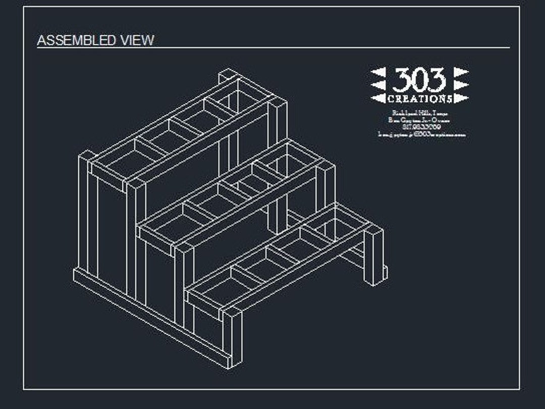 3 Tier Bucket Garden Plans Etsy