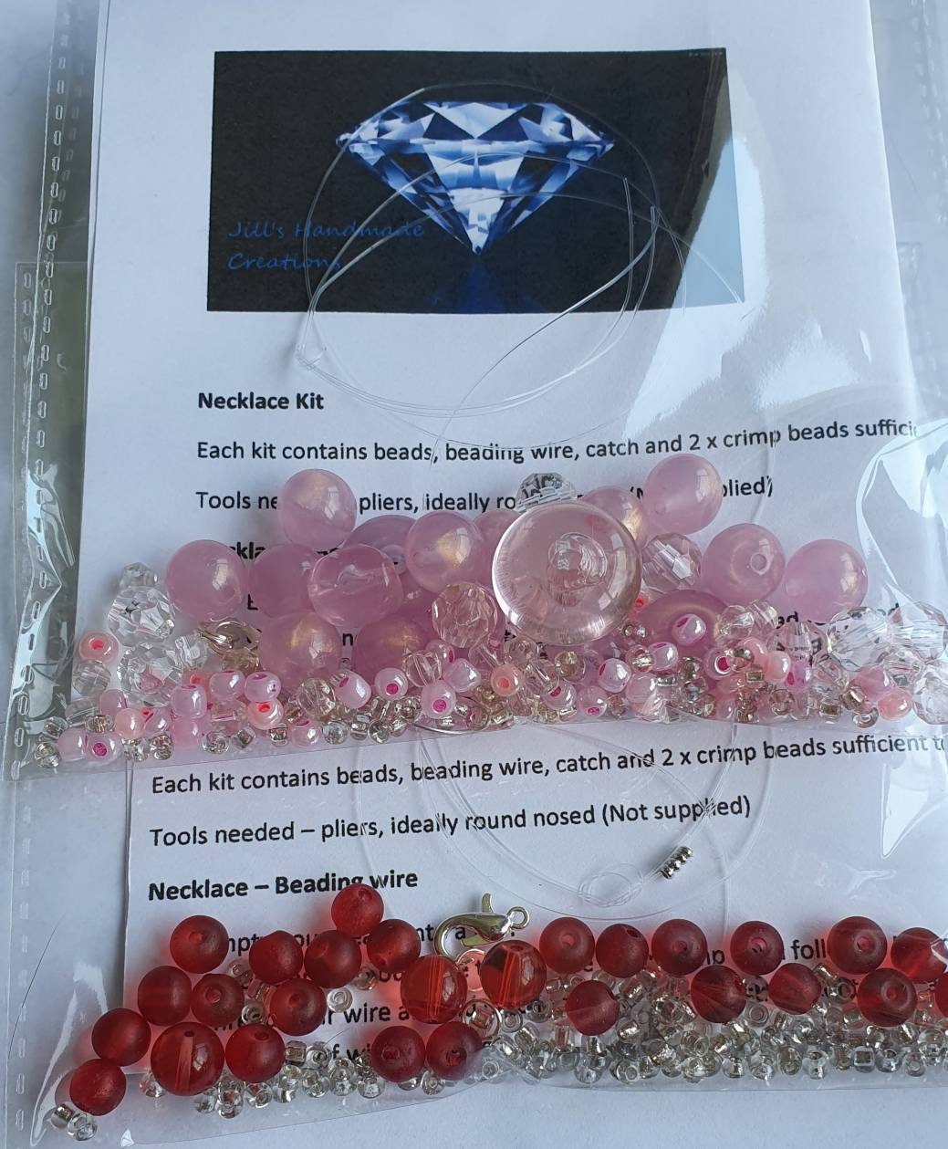 Necklace making kit jewellery making kit Etsy