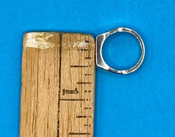 Silver ring with inlay - image 3