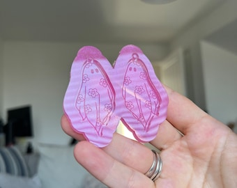 2 inch Flower Ghosts Silicone Mould