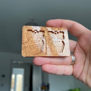 1.5 inch Christmas Reindeer Cupcakes Silicone Mould