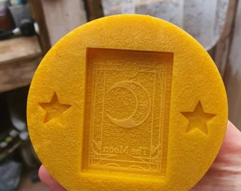 The Moon Tarot Card Silicone Mould