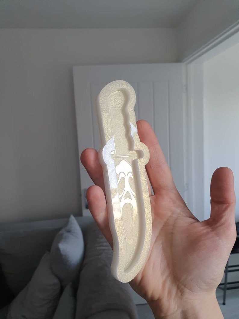 6 inch Scream Knife Silicone Mould 6 inch Scream Knife Silicone Mould