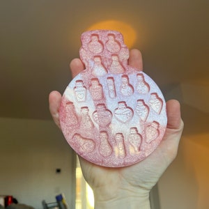1 inch Valentine Potions Palette Silicone Mould