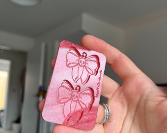 1.5 inch Skull Bows Silicone Mould