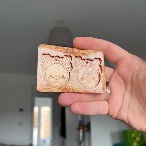 1.5 inch Christmas Reindeer Baubles Silicone Mould