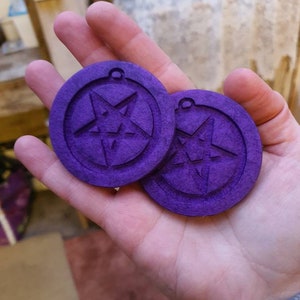 2 inch Inverted Pentagram Earrings Silicone Moulds