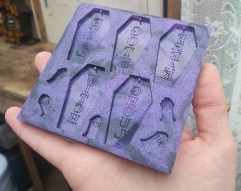 Various coffin collection silicone mould