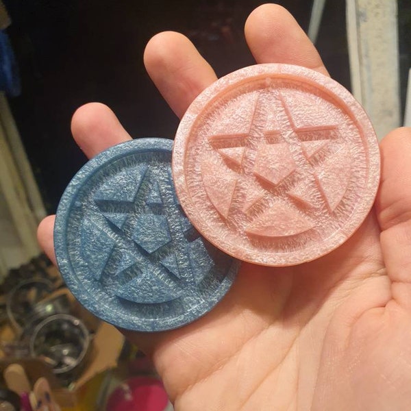 2 Silikonformen Pentagramm