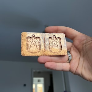 1.5 inch Wild Dog Squishies Silicone Mould