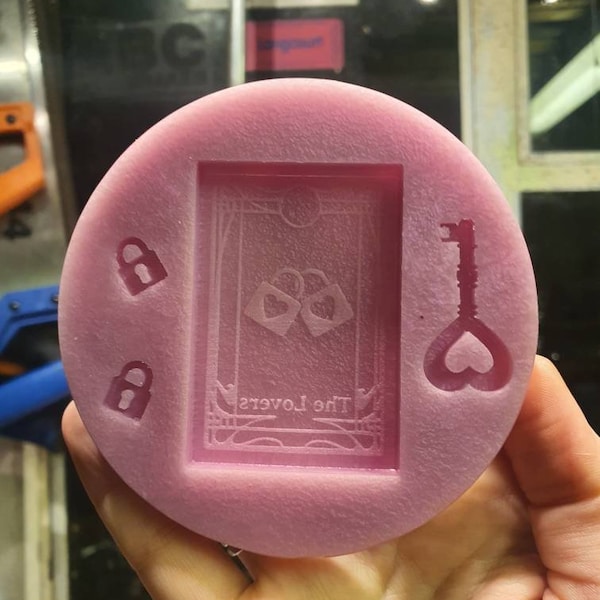 The Lovers Tarot Card Silicone Mould