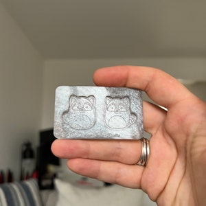 1 inch Raccoon Squishies Silicone Mould