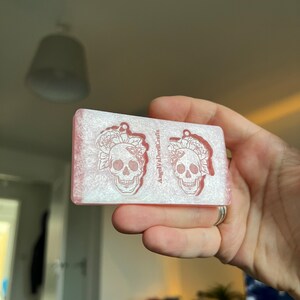 1.5 inch Flower Butterfly Head Skulls Silicone Mould