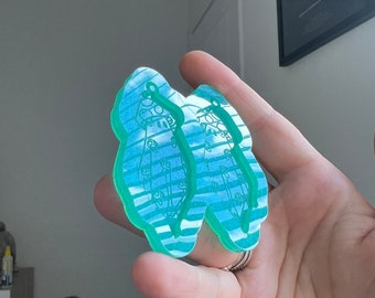 2 inch Mushroom Ghosts Silicone Mould