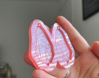 2 inch Heart Ghosts Silicone Mould