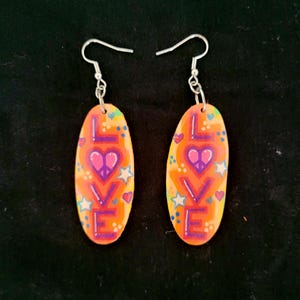 Peace and Love Earrings
