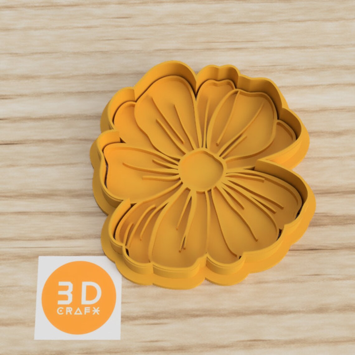 Daisy Cookie Cutter and Embosser style 2 Fondant Tool Etsy Australia