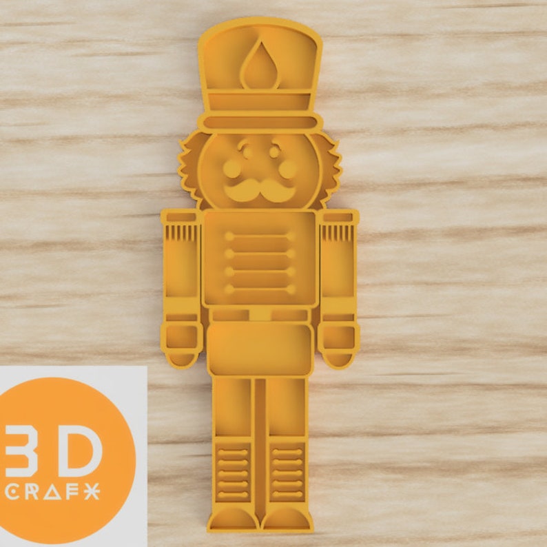 Nutcracker style 1 Fondant Cookie Cutter Stamp and Embosser Etsy Australia